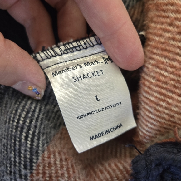 Plaid Kids Jacket - Brown and Black - Picture 6 of 9